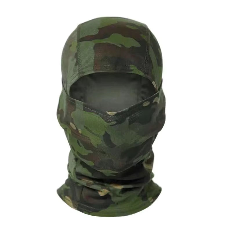 Camouflage Balaclava Hat Cycling Full Face Mask Outdoor Sports Hunting Hiking Ski Mask Motorcycle Helmet Inner Cap