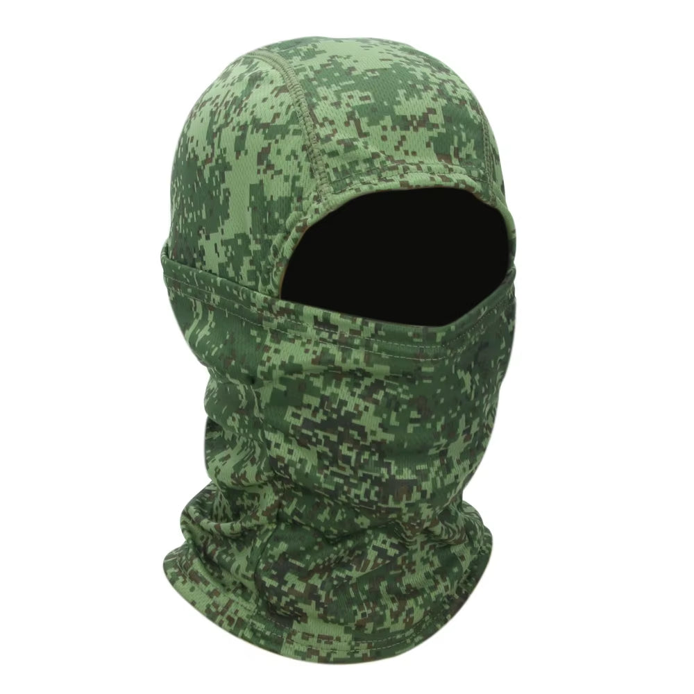 Camouflage Balaclava Hat Cycling Full Face Mask Outdoor Sports Hunting Hiking Ski Mask Motorcycle Helmet Inner Cap