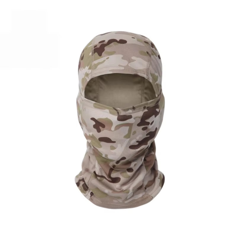Camouflage Balaclava Hat Cycling Full Face Mask Outdoor Sports Hunting Hiking Ski Mask Motorcycle Helmet Inner Cap