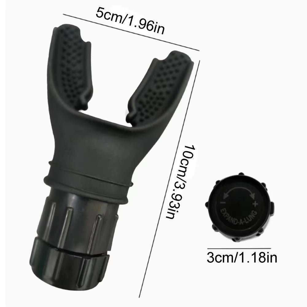 Lung Exerciser Device for Deep Breathing and Strength Training with Adjustable Intensity Control