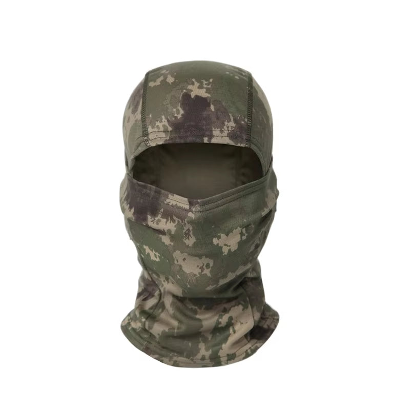 Camouflage Balaclava Hat Cycling Full Face Mask Outdoor Sports Hunting Hiking Ski Mask Motorcycle Helmet Inner Cap