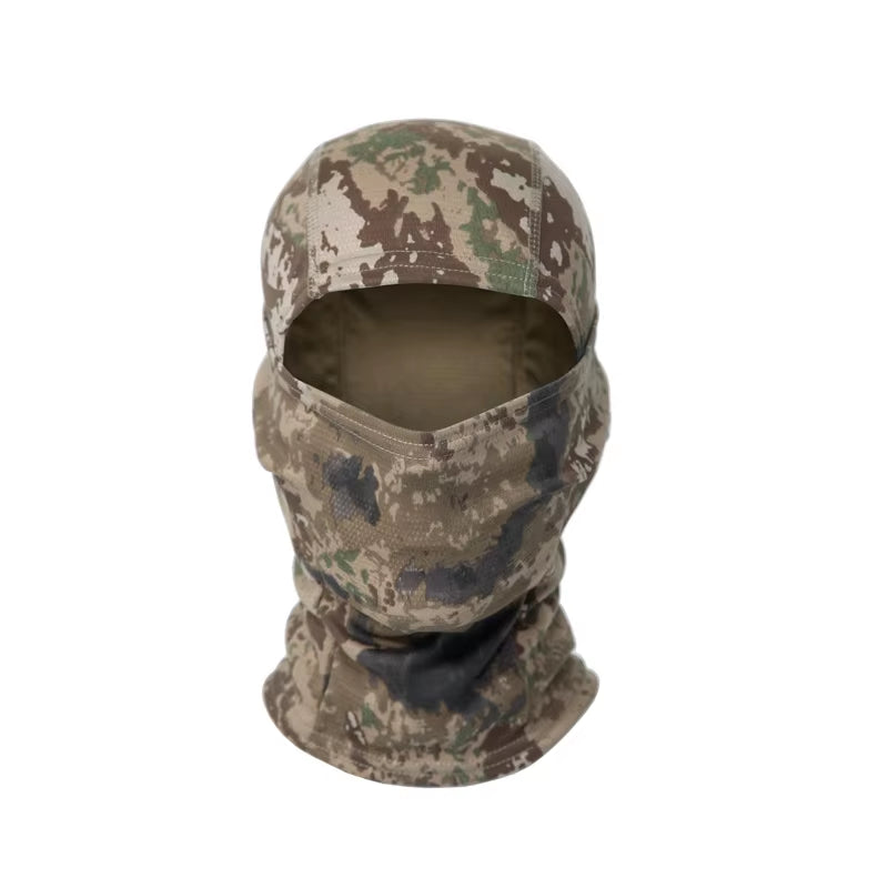 Camouflage Balaclava Hat Cycling Full Face Mask Outdoor Sports Hunting Hiking Ski Mask Motorcycle Helmet Inner Cap