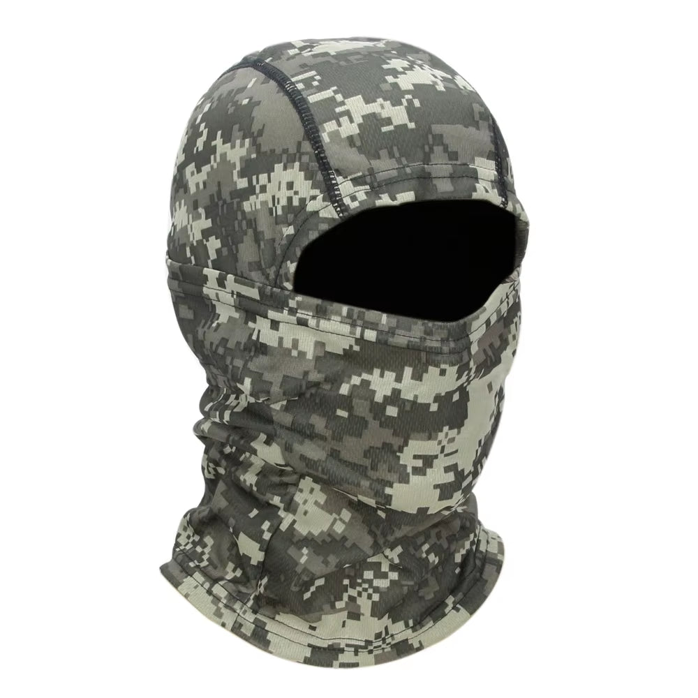 Camouflage Balaclava Hat Cycling Full Face Mask Outdoor Sports Hunting Hiking Ski Mask Motorcycle Helmet Inner Cap