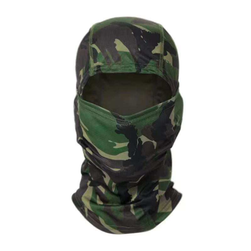 Camouflage Balaclava Hat Cycling Full Face Mask Outdoor Sports Hunting Hiking Ski Mask Motorcycle Helmet Inner Cap