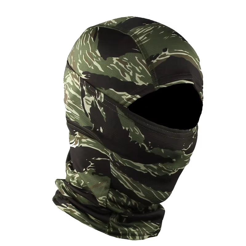 Camouflage Balaclava Hat Cycling Full Face Mask Outdoor Sports Hunting Hiking Ski Mask Motorcycle Helmet Inner Cap
