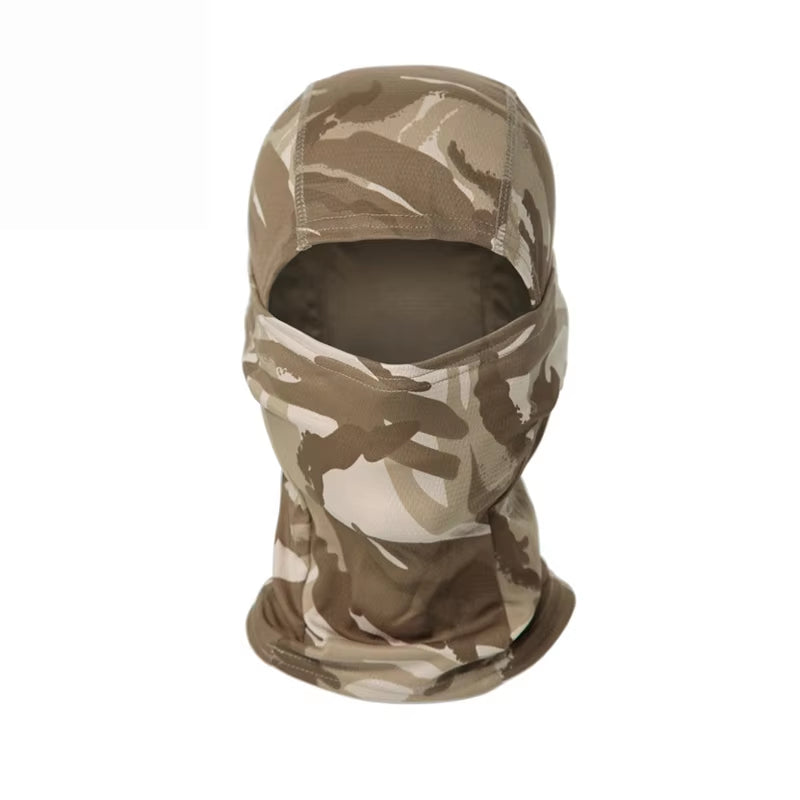 Camouflage Balaclava Hat Cycling Full Face Mask Outdoor Sports Hunting Hiking Ski Mask Motorcycle Helmet Inner Cap