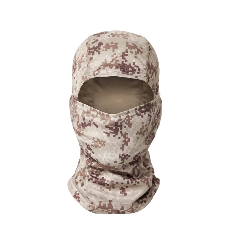 Camouflage Balaclava Hat Cycling Full Face Mask Outdoor Sports Hunting Hiking Ski Mask Motorcycle Helmet Inner Cap