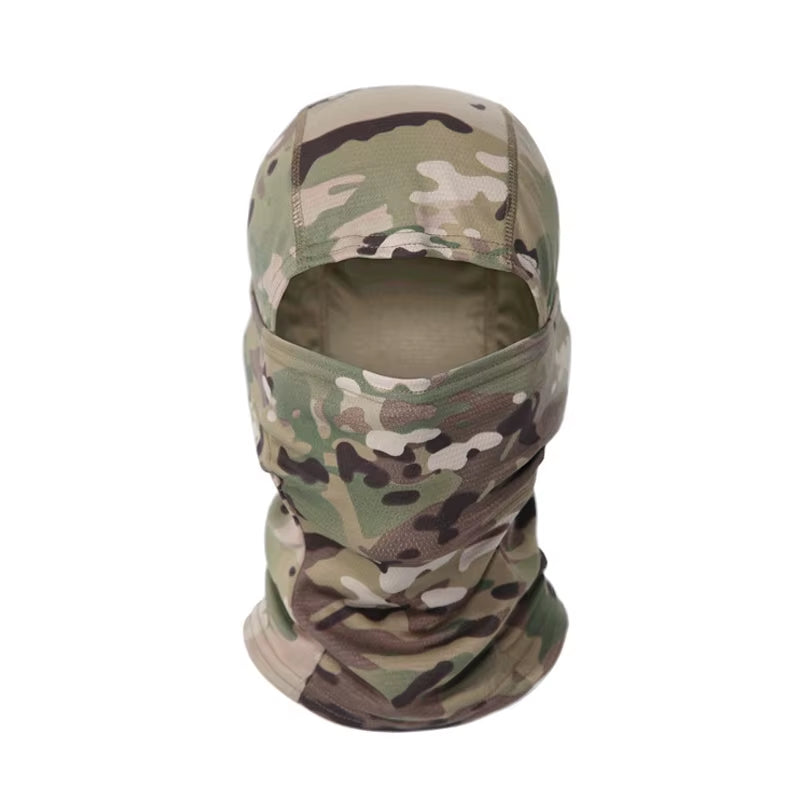 Camouflage Balaclava Hat Cycling Full Face Mask Outdoor Sports Hunting Hiking Ski Mask Motorcycle Helmet Inner Cap