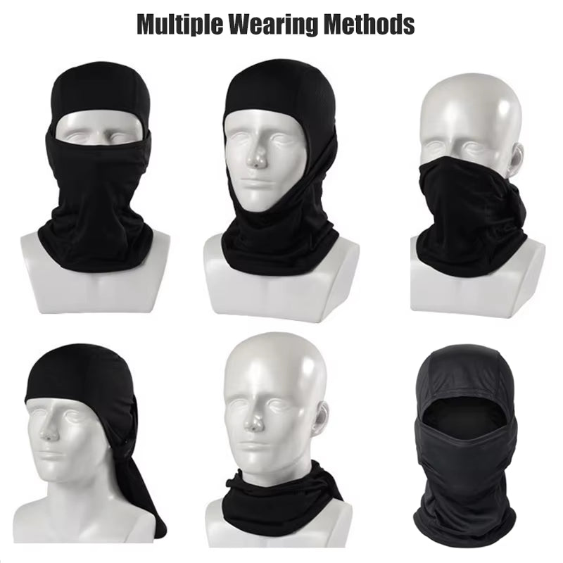Camouflage Balaclava Hat Cycling Full Face Mask Outdoor Sports Hunting Hiking Ski Mask Motorcycle Helmet Inner Cap